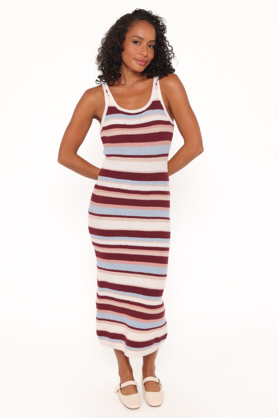 Barnes Midi Dress - Multi Stripe