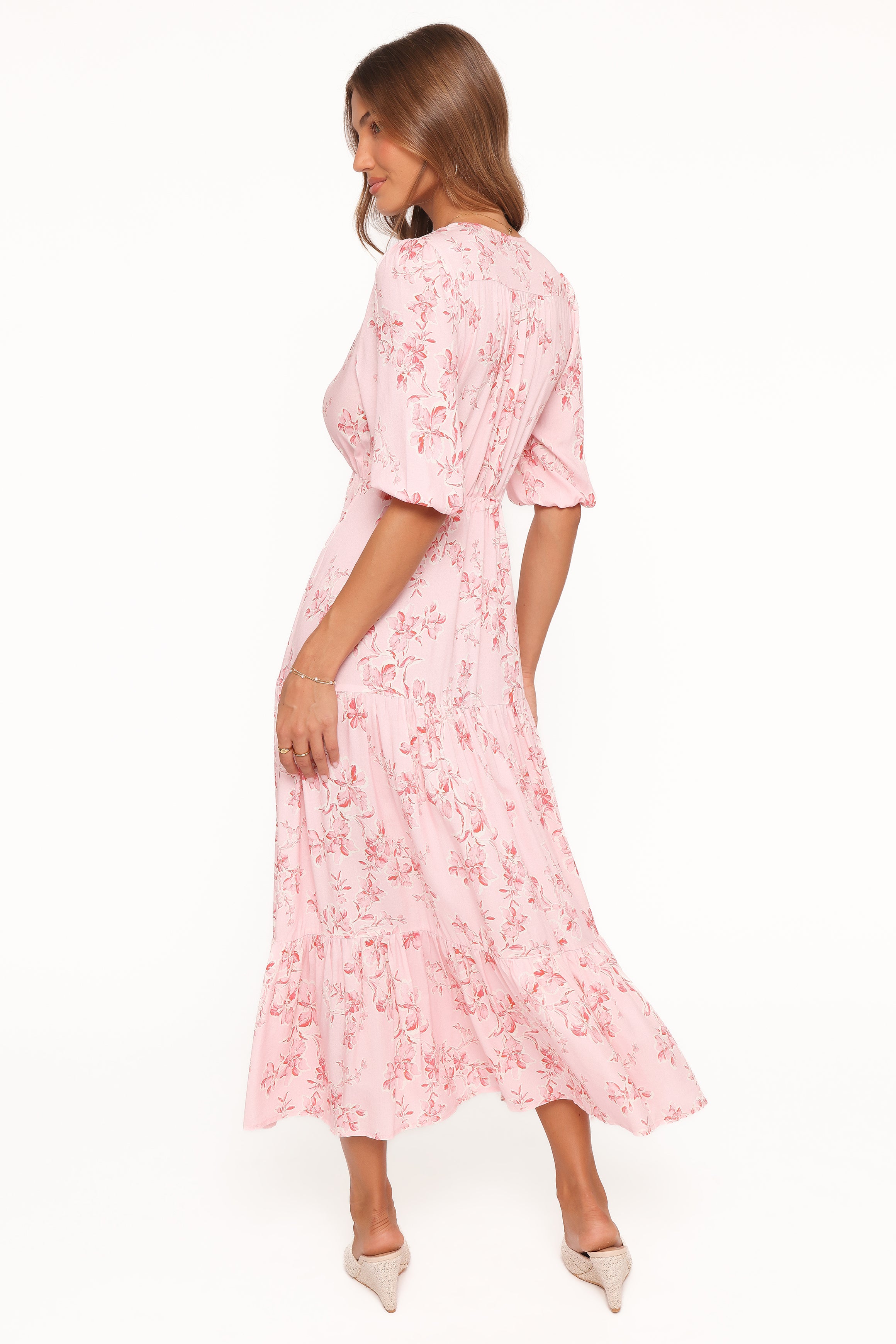 Kelda Dress - Rose Pink Floral - 图片 5