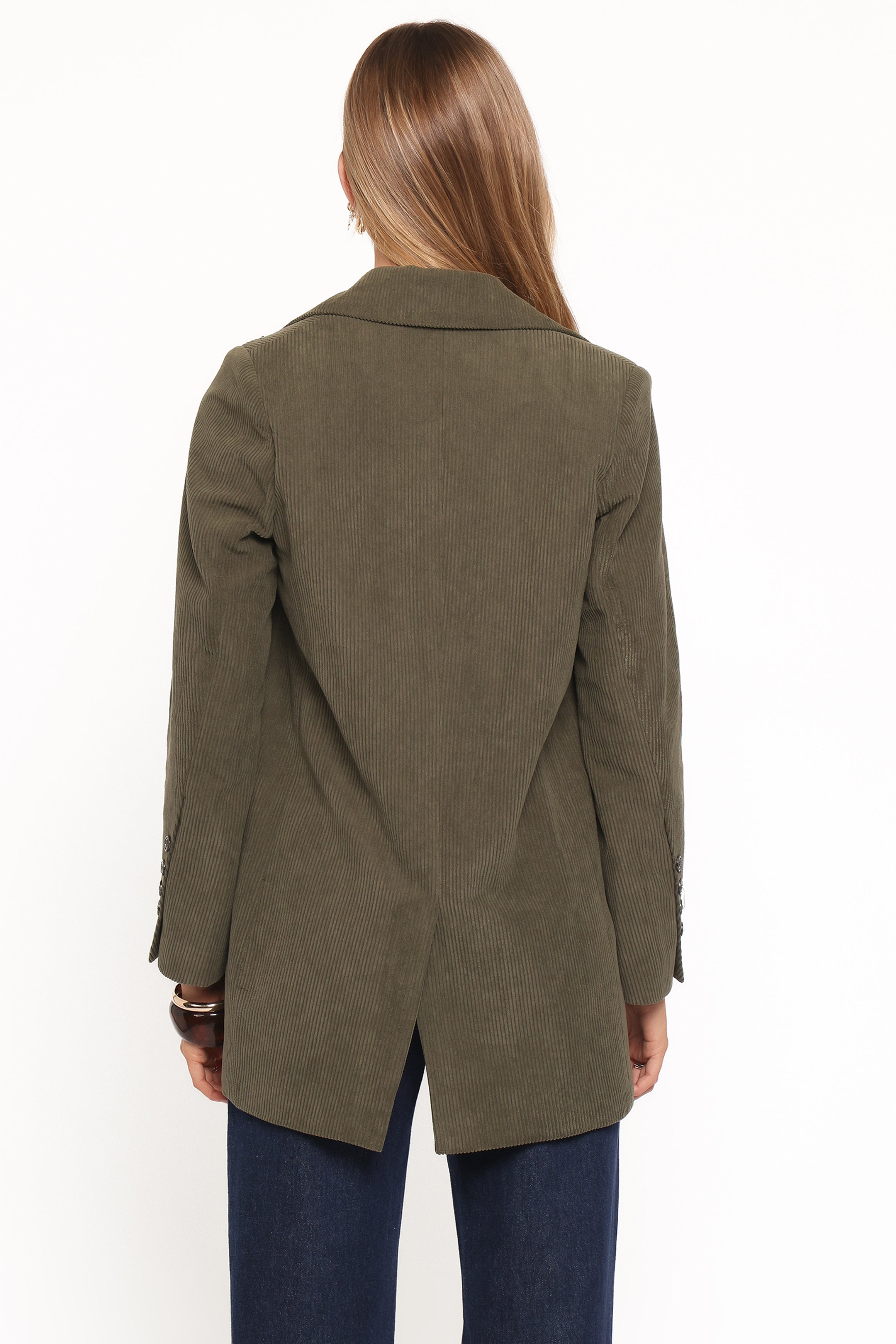 Madi Corduroy Blazer - Olive - 图片 4