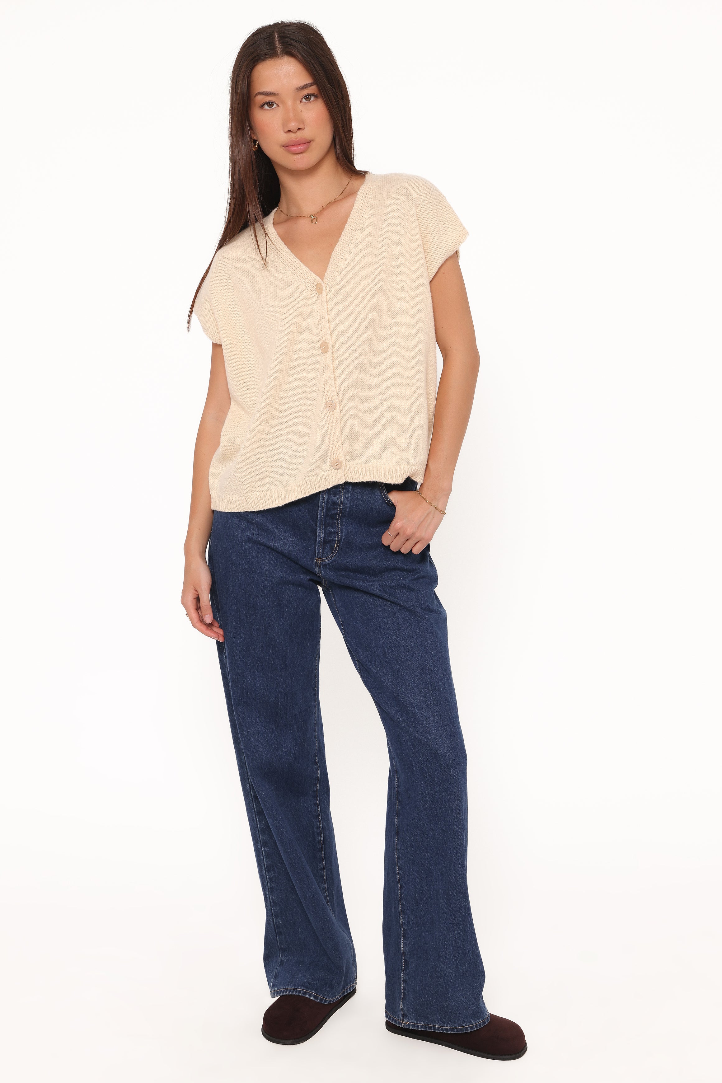 Mariana Knit Vest - Lemon - 图片 2